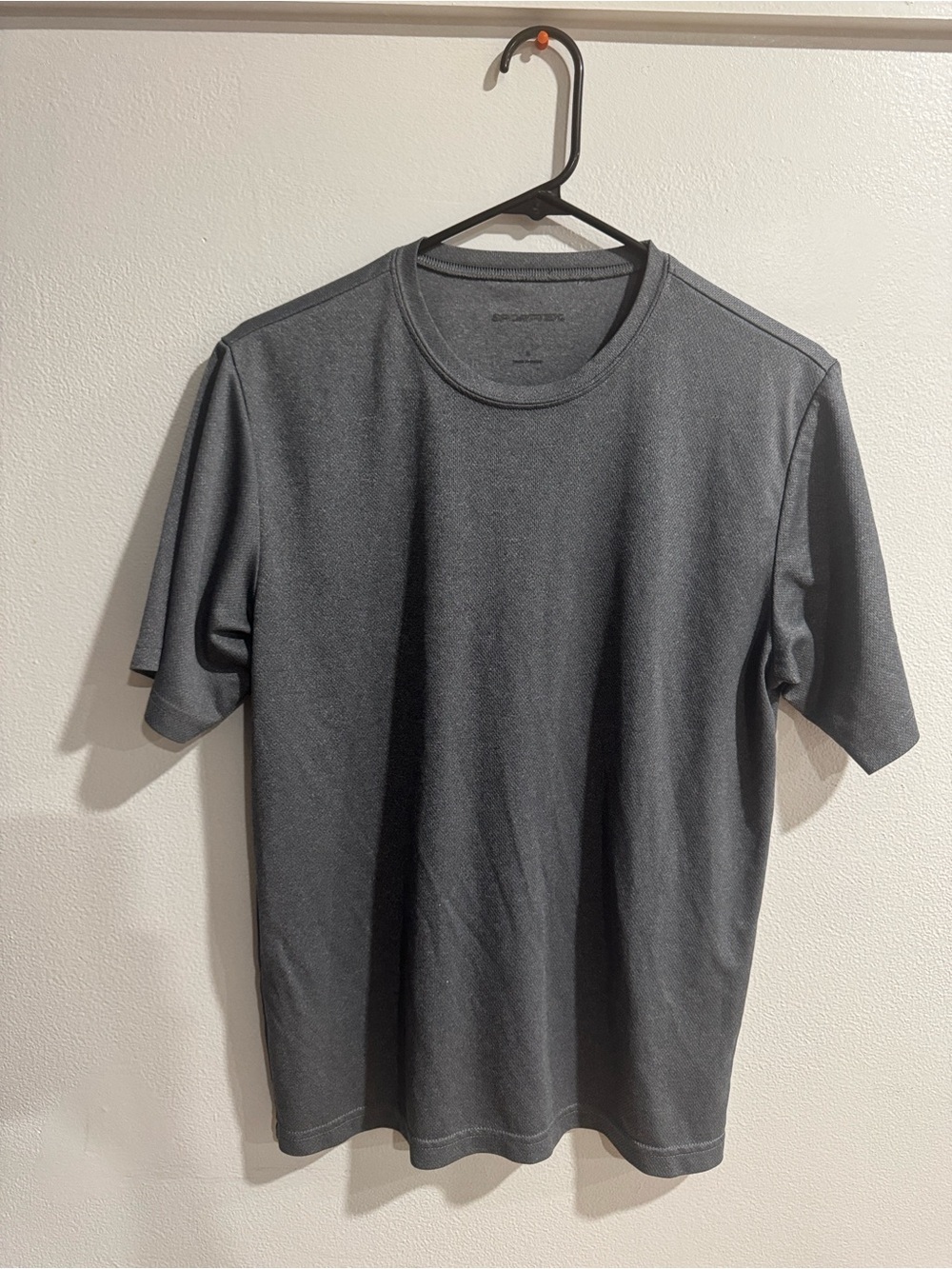 Sport-Tek Men's Short Sleeve Crew Tee in Charcoal in size Small